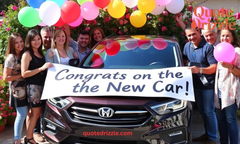 250+ Congrats on the New Car Messages and Wishes to Celebrate the New Ride