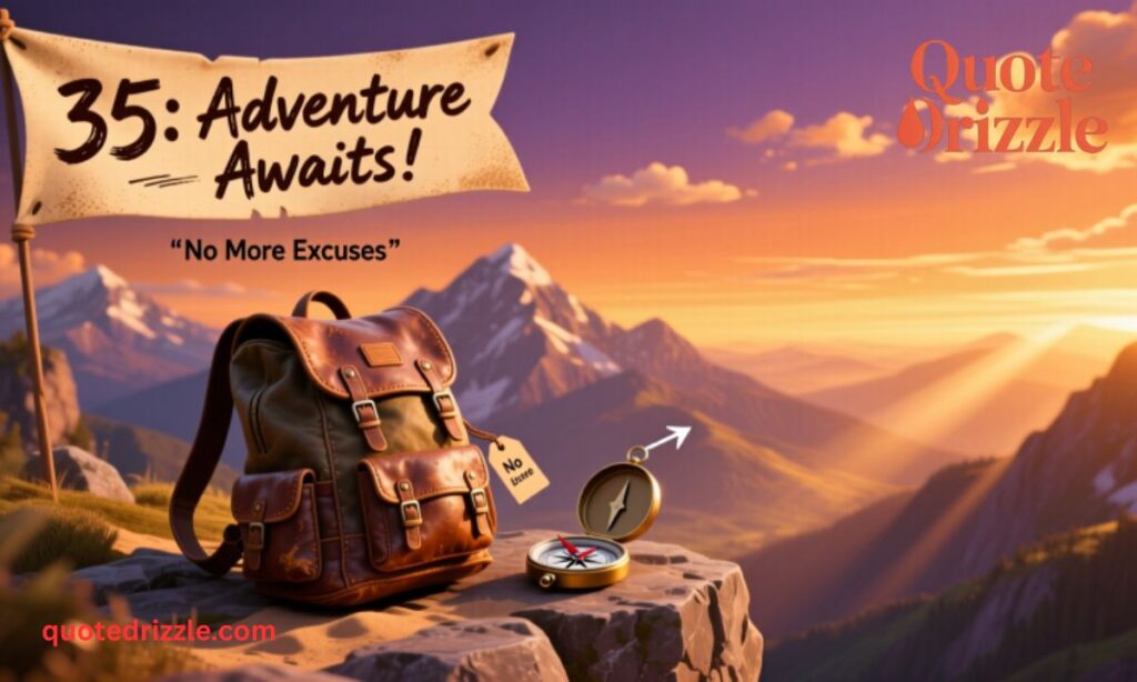 Adventure-Ready 35th Birthday Quotes