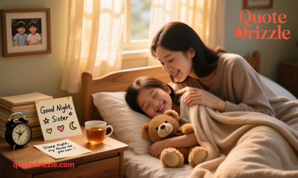 Best Good Night Messages for Sister