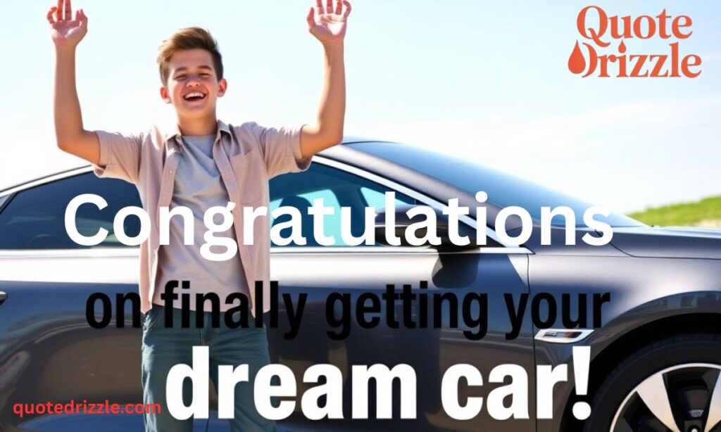 Congrats On The New Car To Friend