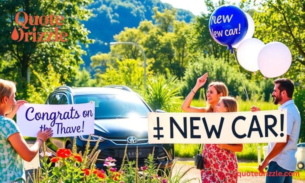 Congrats on the New Car Quotes
