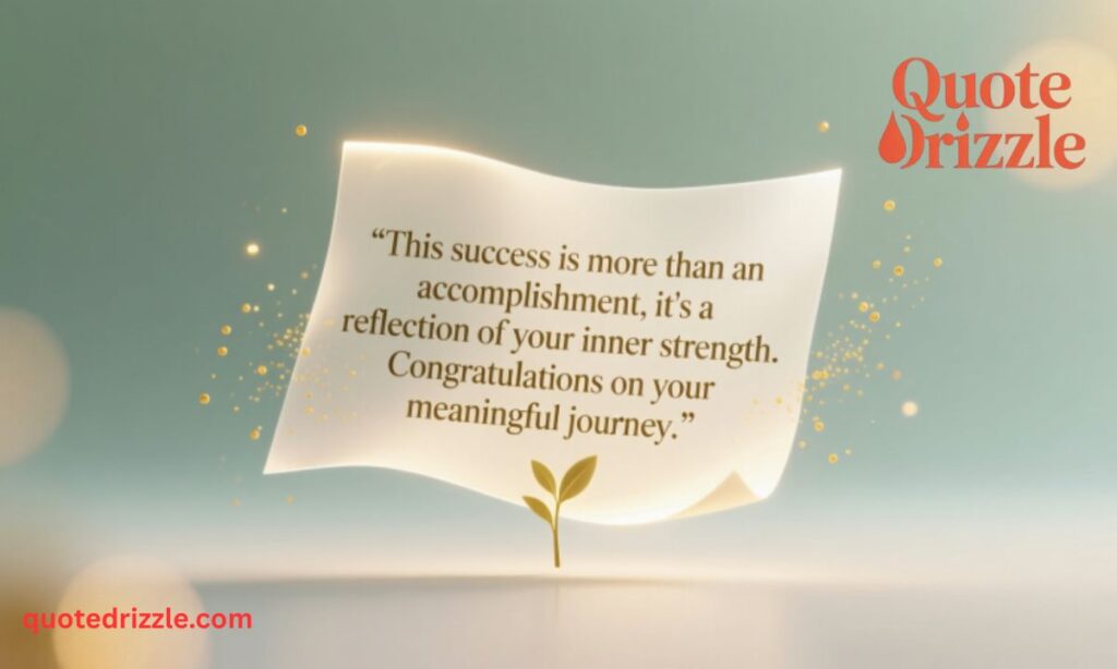 Deep and Reflective Congratulations Messages