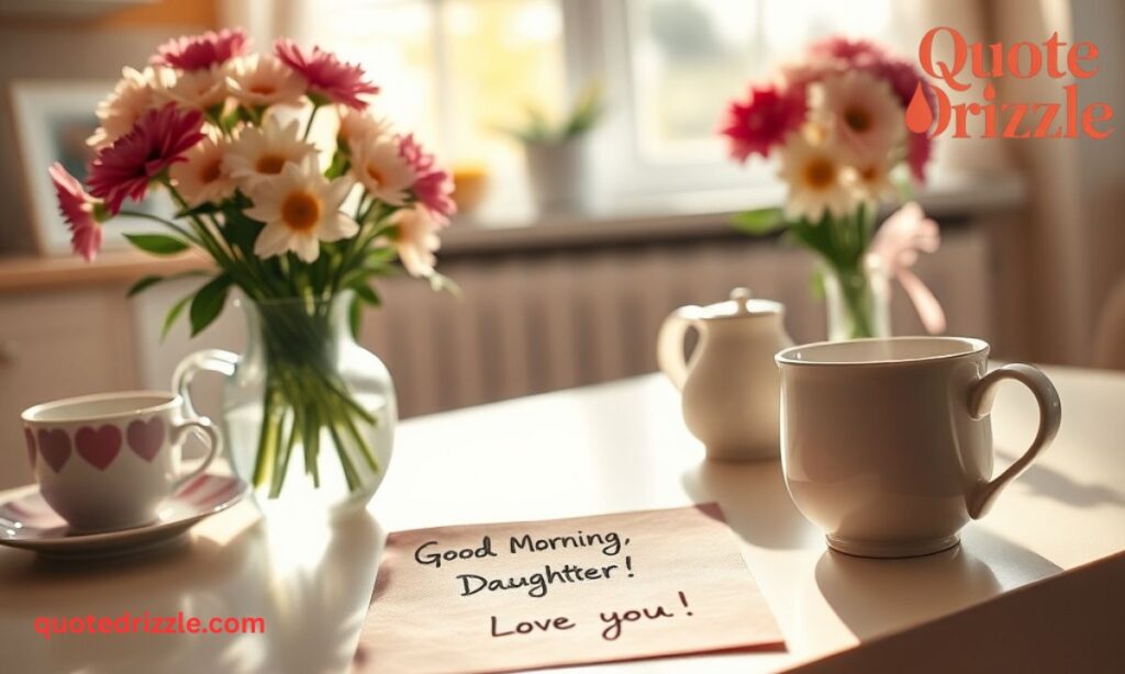 Good Morning Daughter, Love You Messages