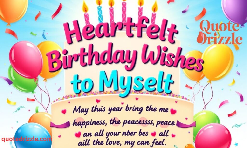 Heartfelt Birthday Wishes to Myself