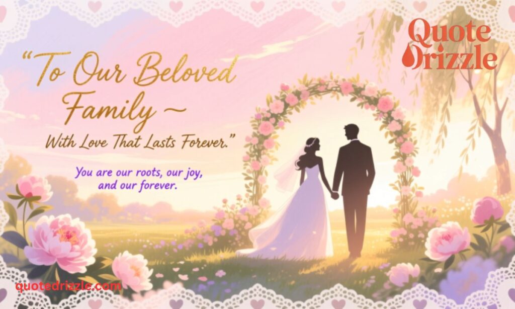 Heartfelt Wedding Invitation Messages for Family