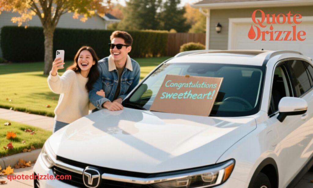 Messages To Husband Congratulate For New Car