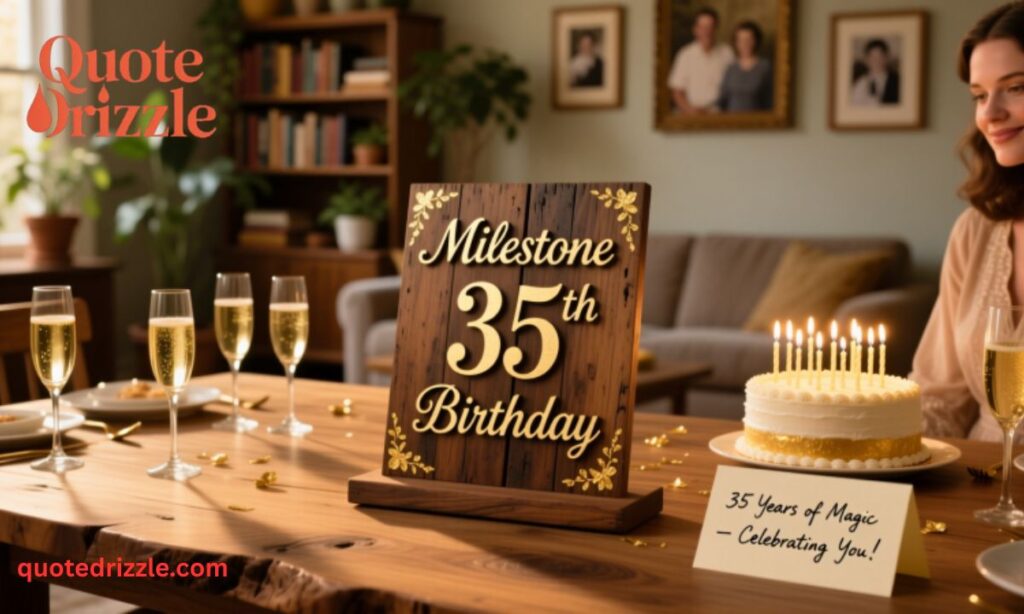 Milestone 35th Birthday Quotes