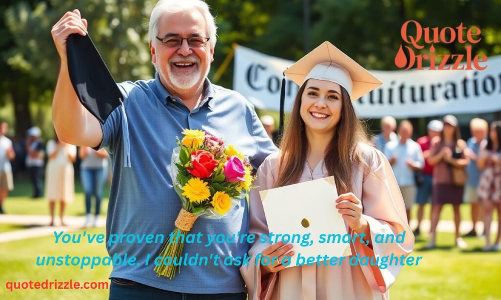 Proud Message for Daughter's Achievement from Father