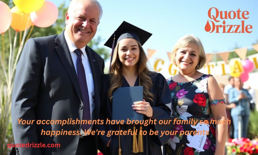 Proud Message for Daughter's Achievement from Parents