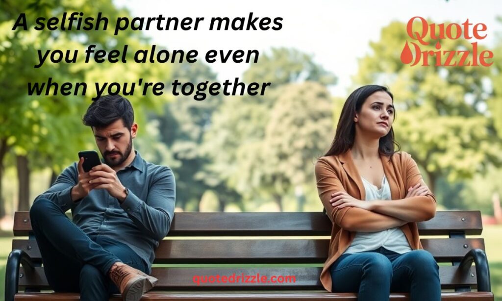 Relationships Selfish Quotes