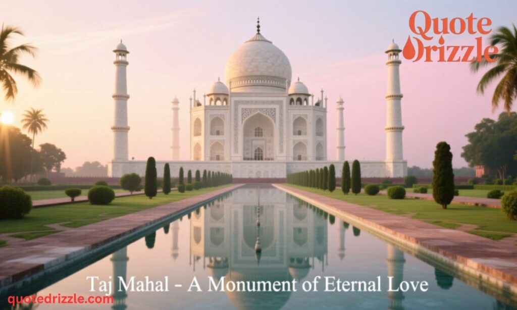 Taj Mahal Love Quotes