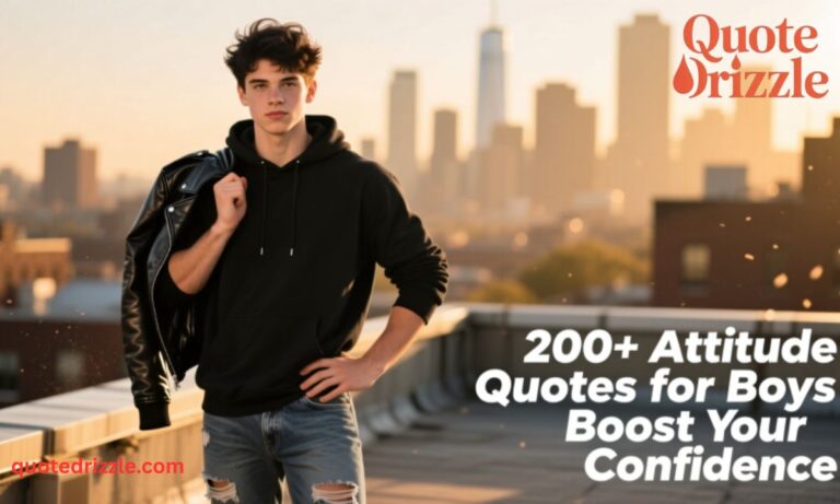 200+ Attitude Quotes for Boys Boost Your Confidence