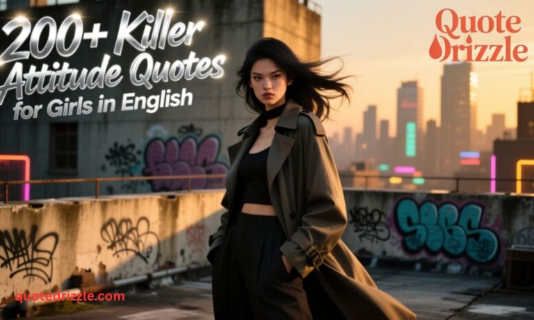 200+ Killer Attitude Quotes for Girls in English