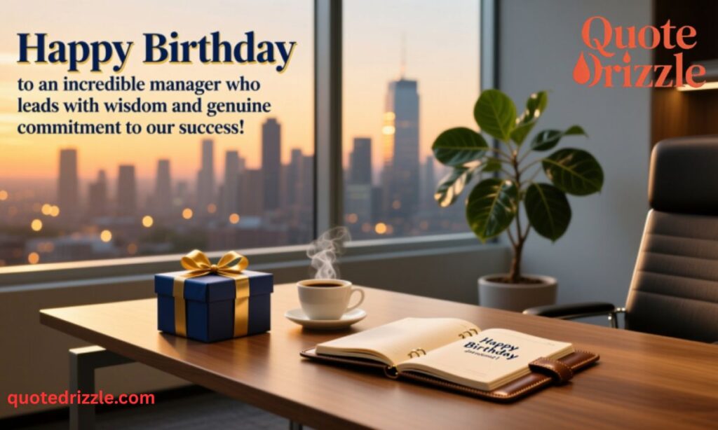 Birthday Wishes to Manager