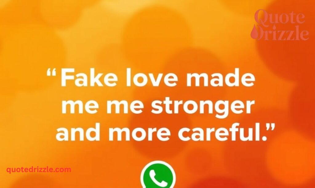 Fake Love Quotes for WhatsApp