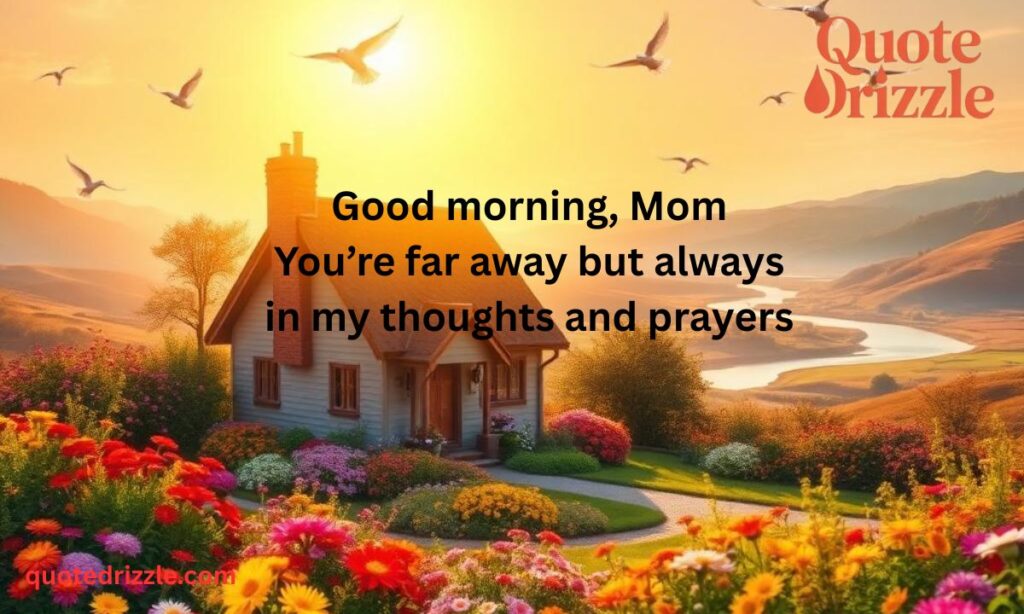 Good Morning Messages for Mom Far Away