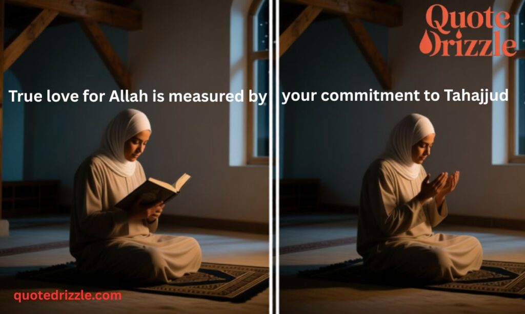 Love Tahajjud Quotes