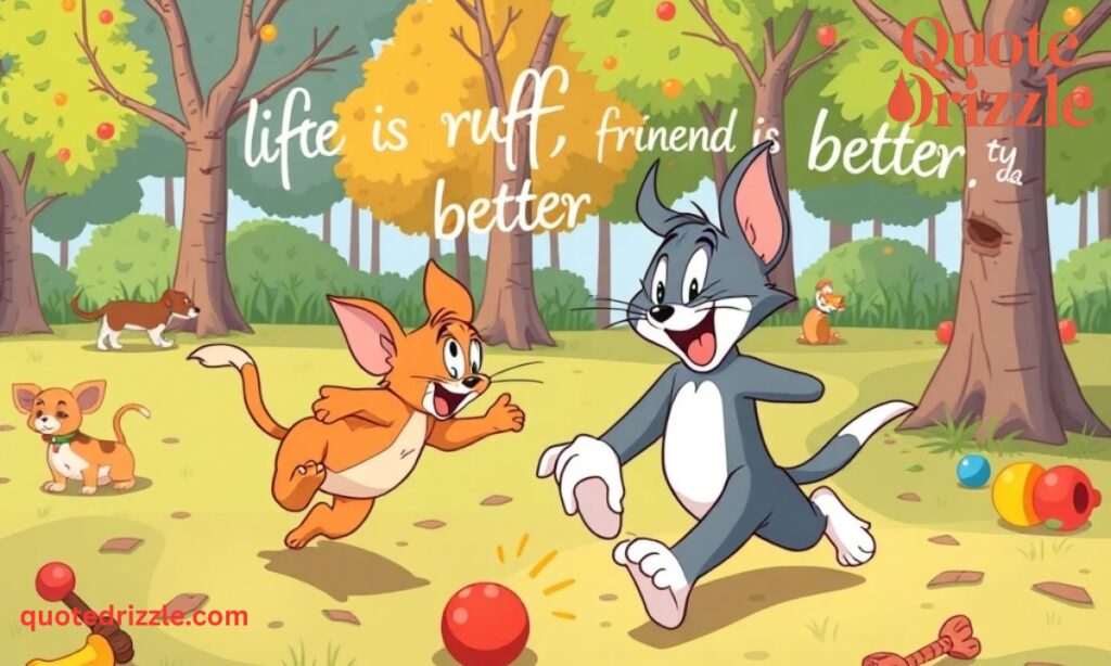 Tom and Jerry Quotes for Instagram for Dog Lovers
