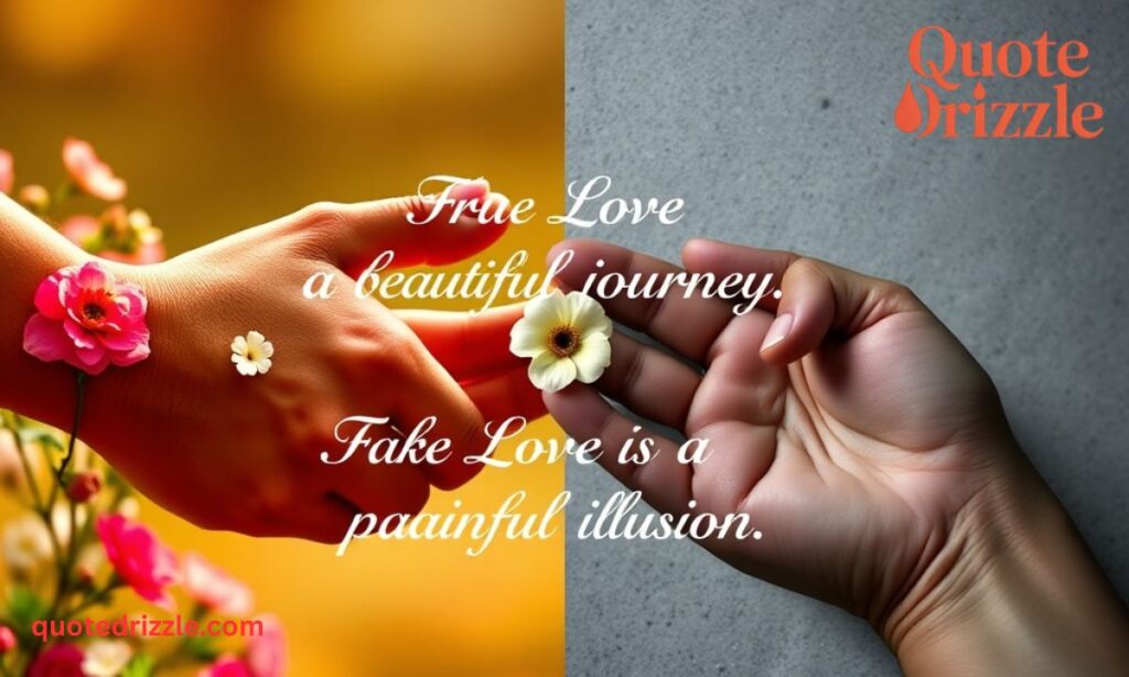 True Love & Fake Love Quotes