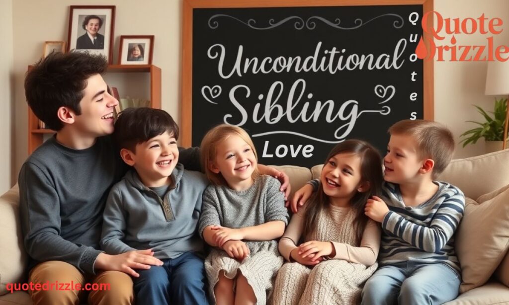 Unconditional Sibling Love Quotes