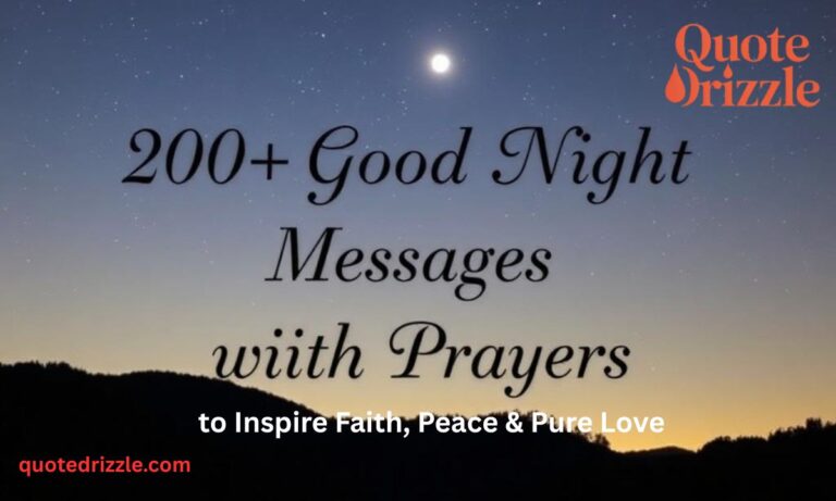 200+ Good Night Messages with Prayers