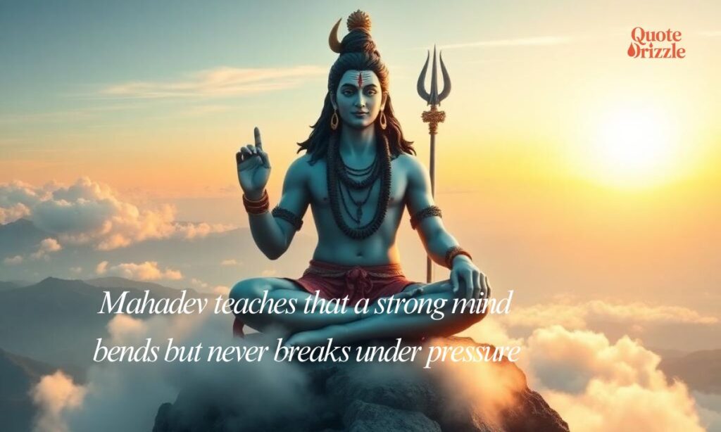 Empowering Mahadev Quotes to Strengthen Mind and Soul