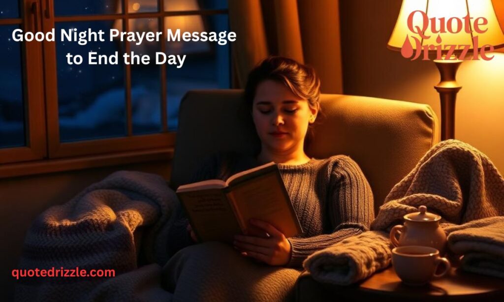 Good Night Prayer Message to End the Day