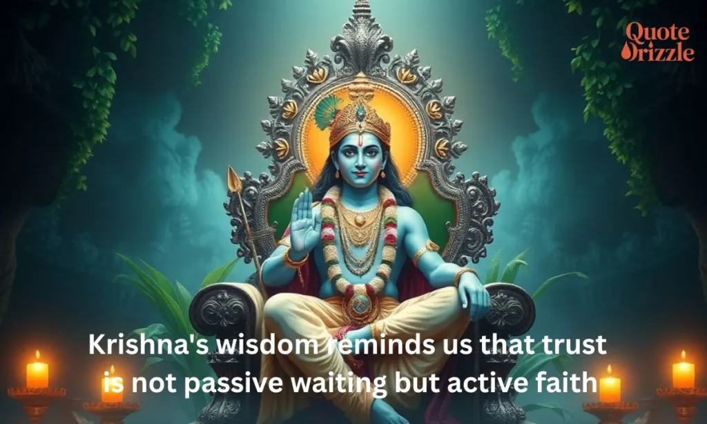 Krishna Thoughts on Trust