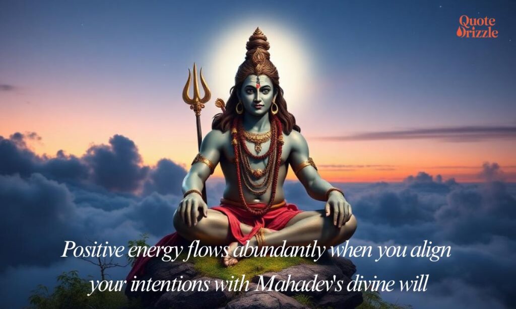 Meaningful Lord Mahadev Shiva Quotes in English for Positivity