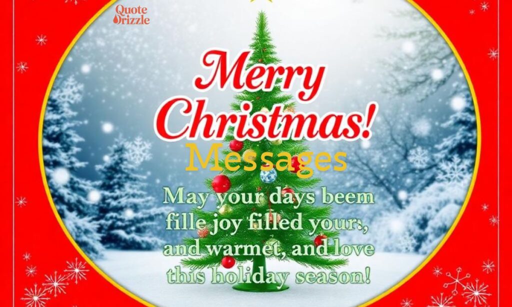 Merry Christmas Card Messages