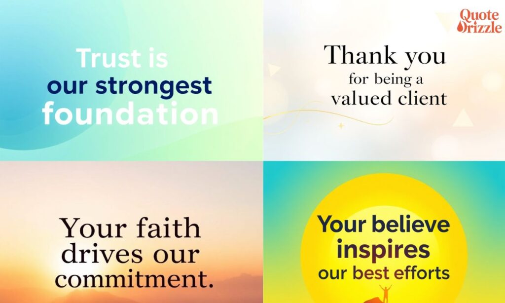 Short Trust Messages for Clients