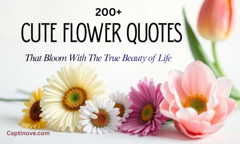200+ Cute Flower Quotes That Bloom With The True Beauty of Life