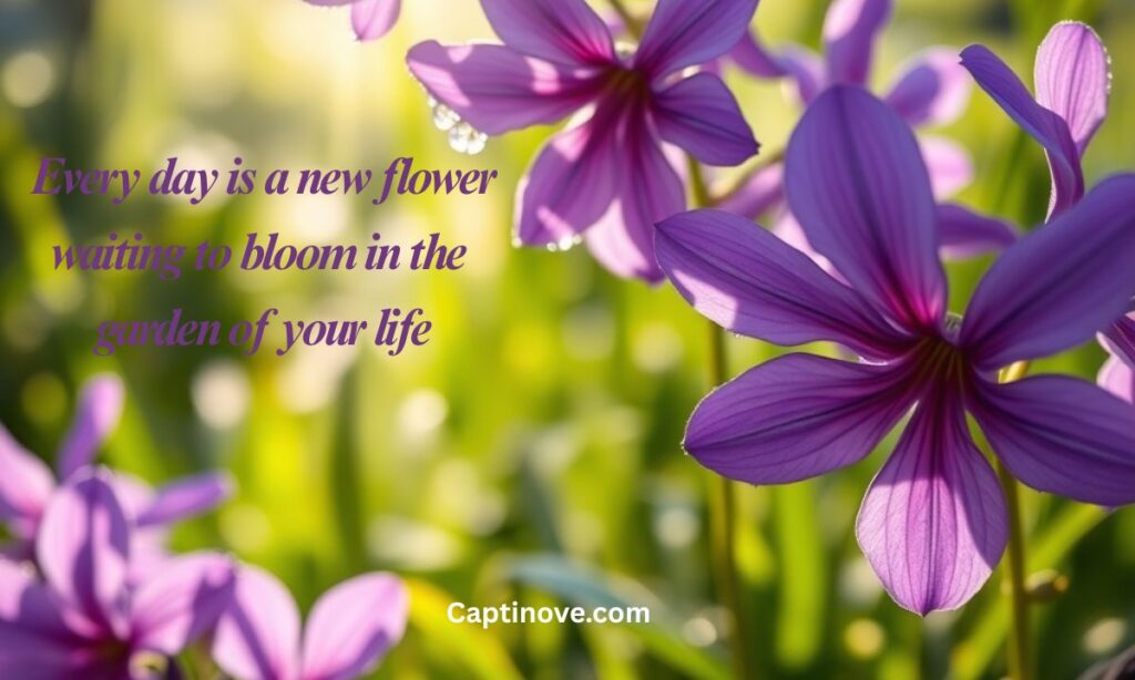 Flower Quotes about Life