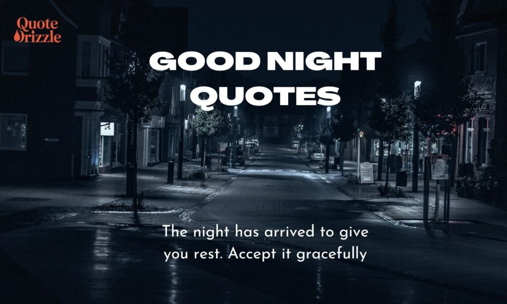 Good Night Quotes in English