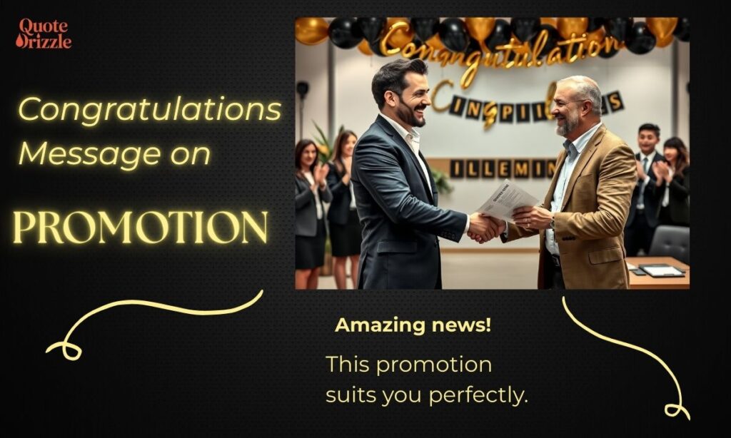 Short Congratulations Message on Promotion (1)