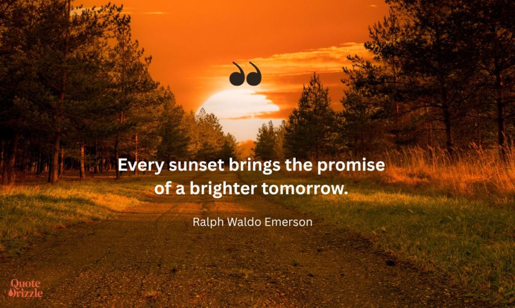 Inspirational Sunset Quotes