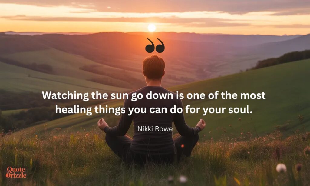 Sunset Therapy Quotes