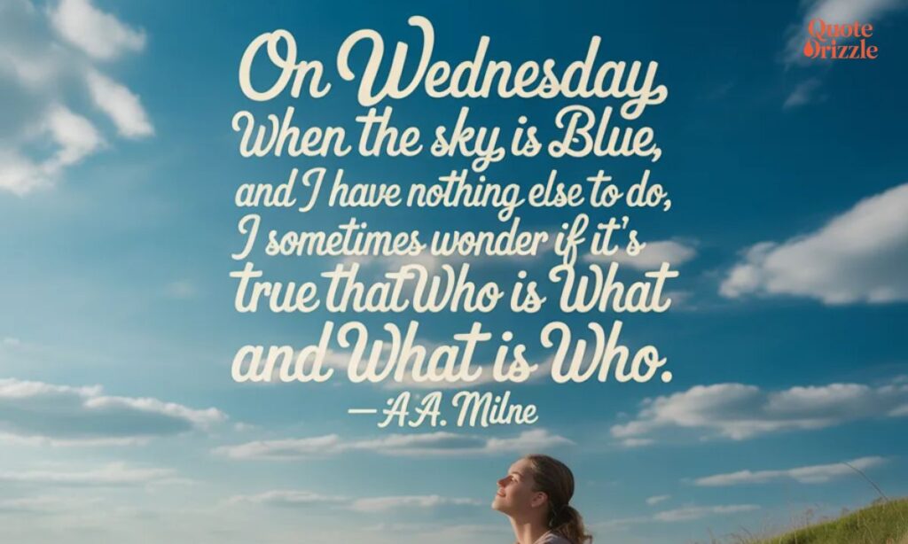 Famous Wednesday Quotes