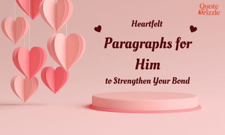 Paragraphs for Him