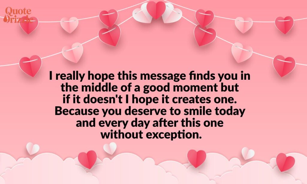 Paragraphs to Make Him Smile