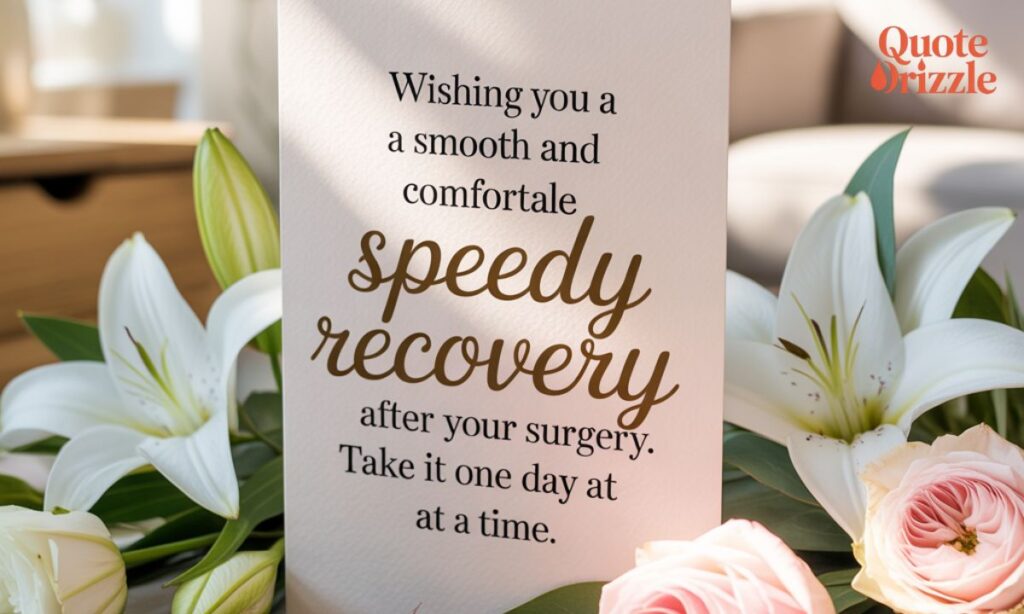 Get Well Soon Messages for After Surgery